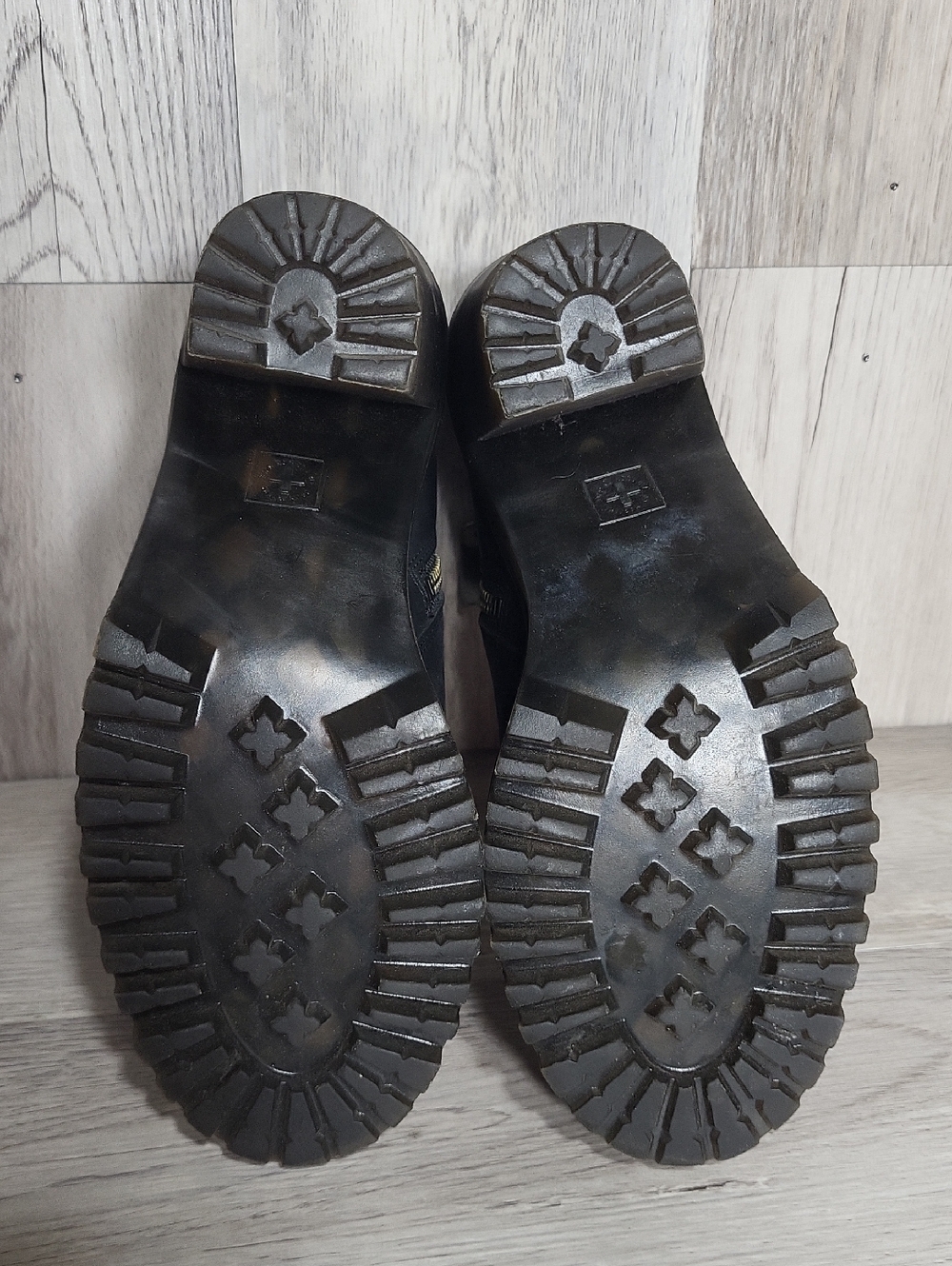 Dr Martens Magdalena Womens 6 Leather Chelsea Ankle Boots Chunky Heel Moto Y2K - Picture 9 of 11